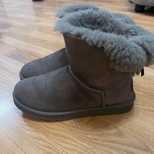 UGG Mini Bailey Bow II Gray